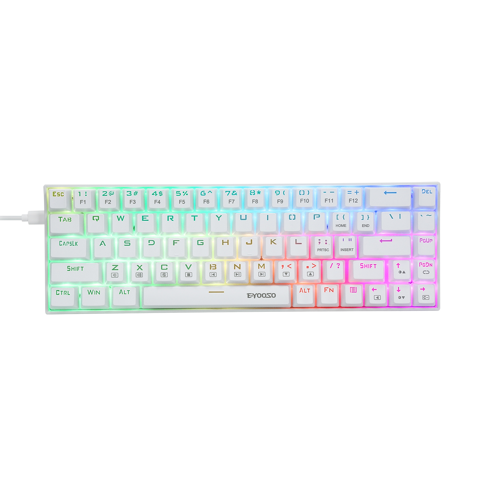 Gaming Keyboard E Yooso - Z-686 60% Mini mekanik oyun klavyesi,