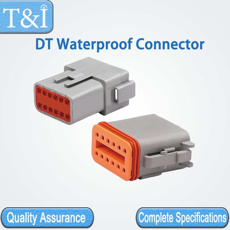 Aviator Connector Kit - 1/5/10 takım DT-2/3/4/6/8/12Pin elektronik bağlantı havacılık