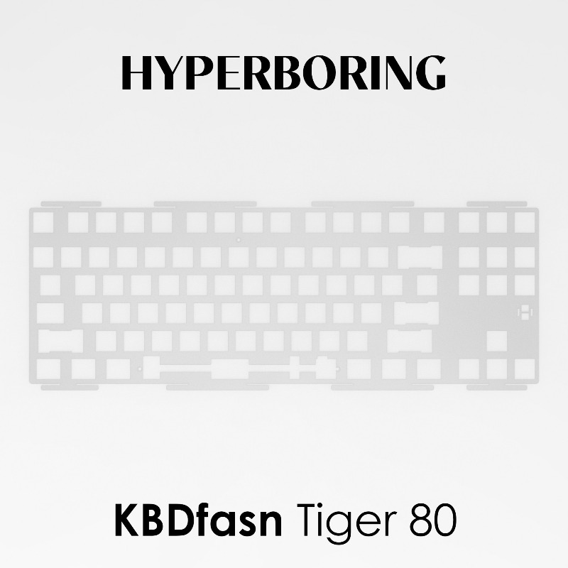 Gaming Keyboard Ergonomic - HYPERBORING Tiger80 Klavye Konumlandırma Kartı Özelleştirme