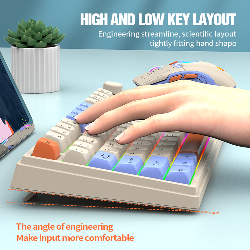 Çift Modlu 2.4G Bluetooth Kabl - Gaming Keyboard Mouse Combo incelemesi ve fiyatı