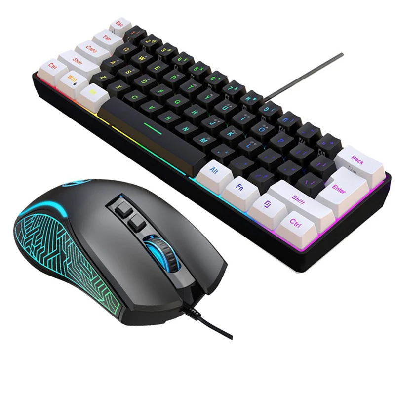 Klavye ve Fare %60 Bilgisayar  - Gaming Keyboard Mouse Combo incelemesi ve fiyatı