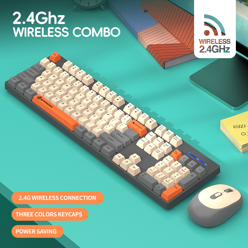 Ofis Ev için 2.4G Kablosuz Kla - Gaming Keyboard Mouse Combo incelemesi ve fiyatı