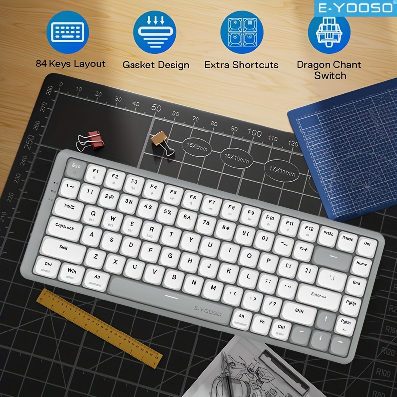 E-YOOSO Üç Modlu 2.4G Kablosuz - Gaming Keyboard E Yooso incelemesi ve fiyatı