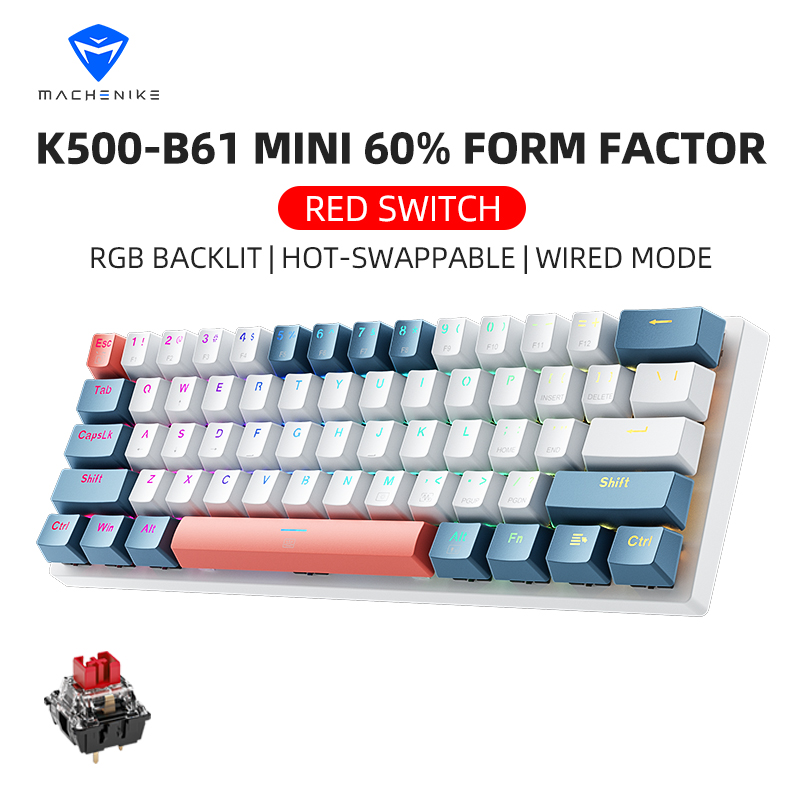 K500-B61 Machenike Mini Mekani - Gaming Keyboard Mouse Combo incelemesi ve fiyatı