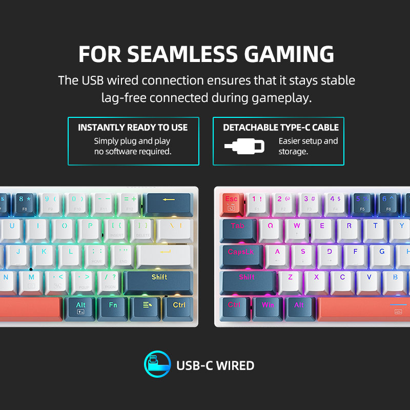 K500-B61 Machenike Mini Mekani - Gaming Keyboard Mouse Combo incelemesi ve fiyatı