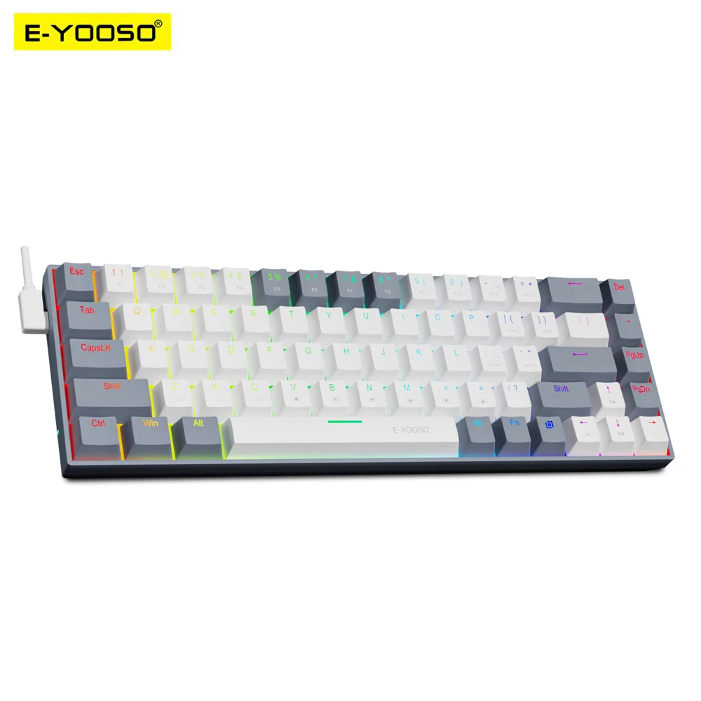 E-YOOSO Z686 RGB USB 60% Mini  - Gaming Keyboard E Yooso incelemesi ve fiyatı