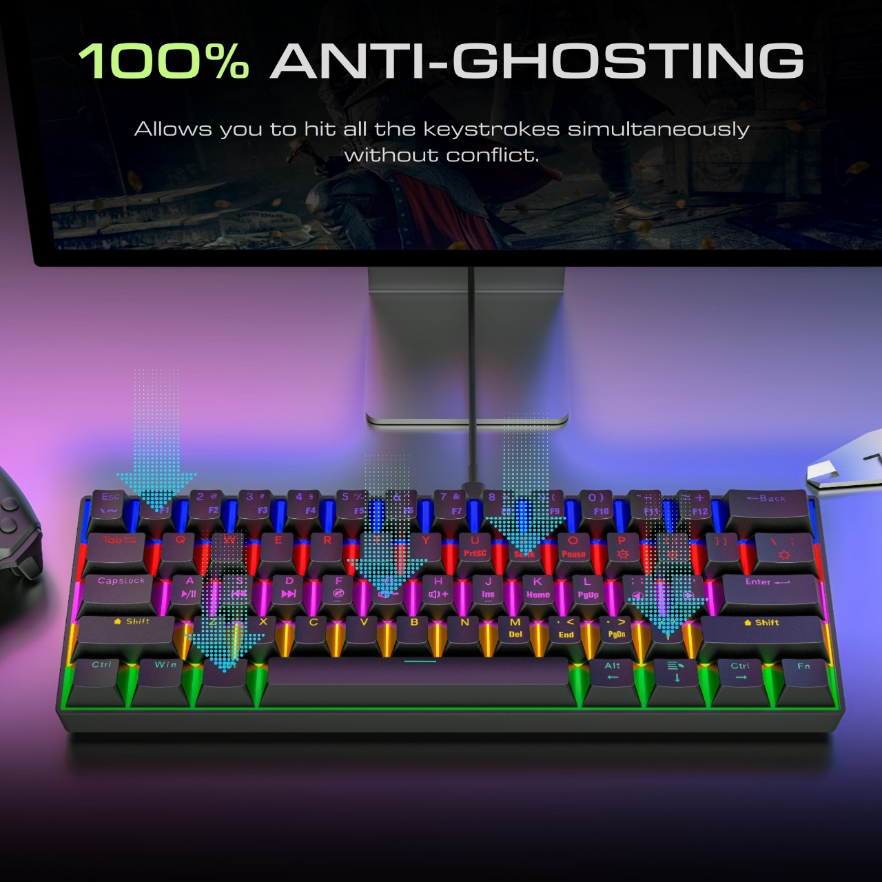 En Çok Satan %60 Oyuncu Mekani - Gaming Keyboard Best incelemesi ve fiyatı