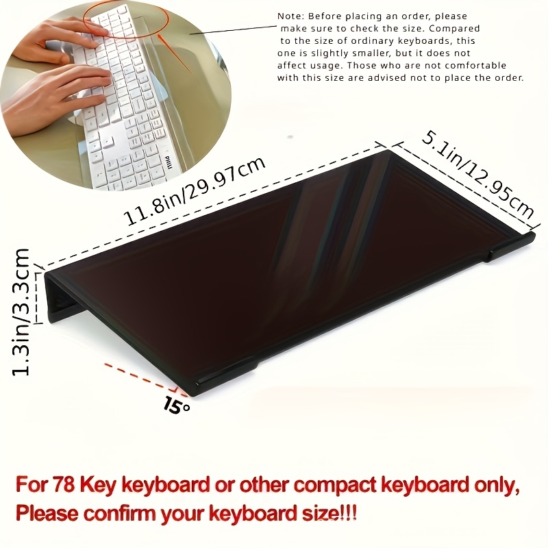Akrilik klavye standı, şeffaf  - Gaming Keyboard Brand incelemesi ve fiyatı