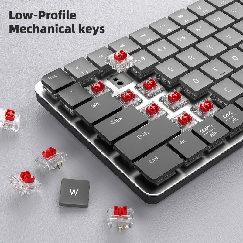 Bluetooth Çift Modlu Ultra İnc - Gaming Keyboard That Is Quiet incelemesi ve fiyatı