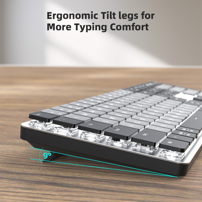 Bluetooth Çift Modlu Ultra İnc - Gaming Keyboard That Is Quiet incelemesi ve fiyatı