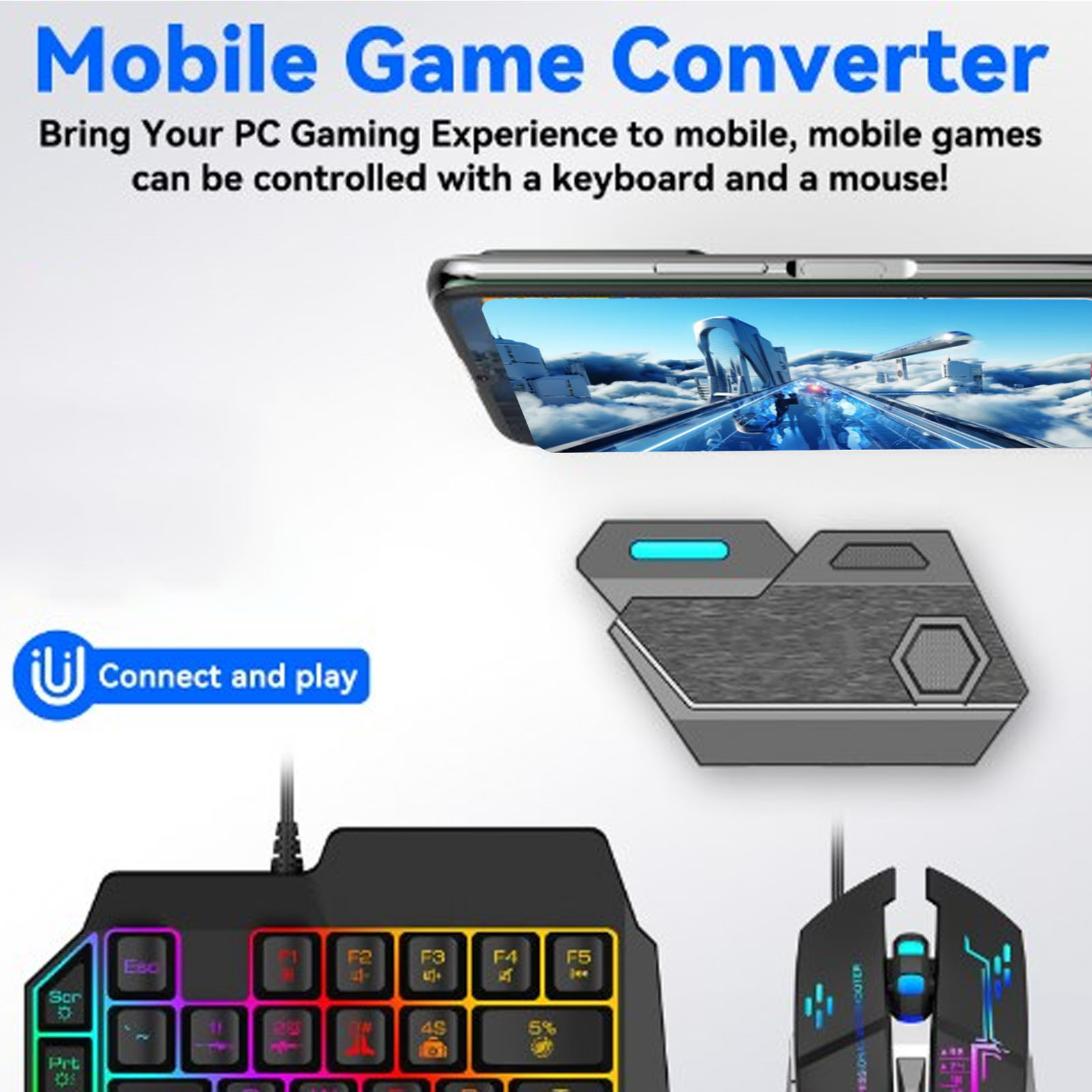 Mobil Oyun Combo Paketi Blueto - Gaming Keyboard Mouse Combo incelemesi ve fiyatı