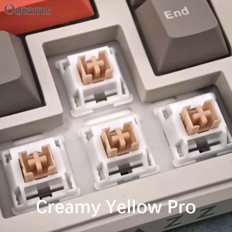 Outemu Krem Sarı Pro Switch Se - Gaming Keyboard That Is Quiet incelemesi ve fiyatı