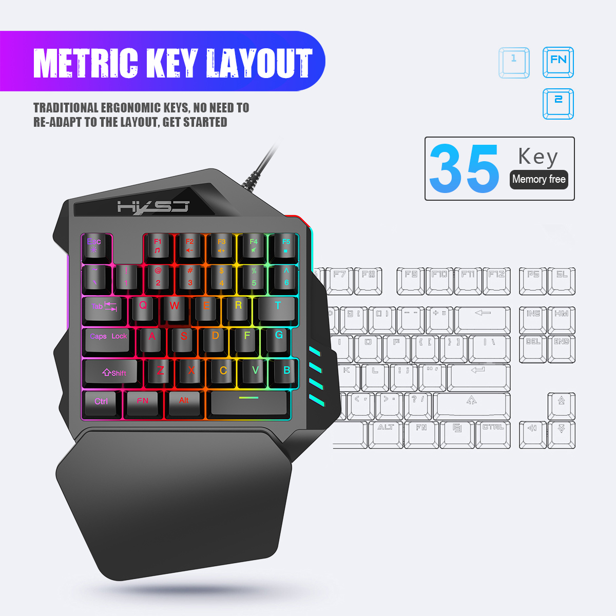 En iyi satış 35 Tuşlu Film Mem - Gaming Keyboard Best incelemesi ve fiyatı