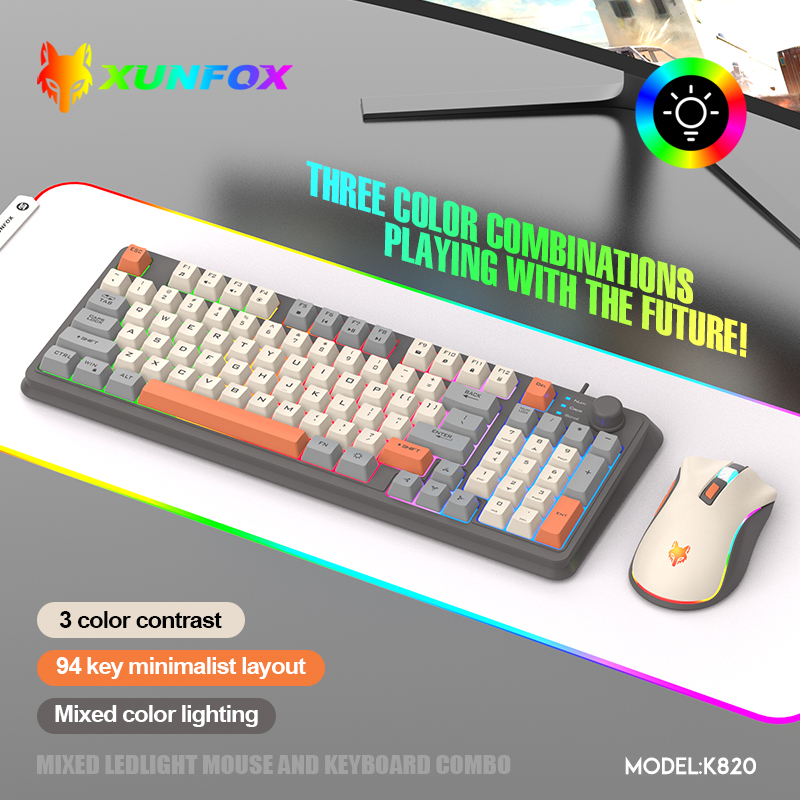 K820 USB Kablolu Oyun Klavye F - Gaming Keyboard Mouse Combo incelemesi ve fiyatı