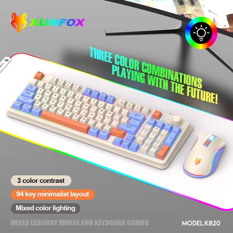 K820 USB Kablolu Oyun Klavye F - Gaming Keyboard Mouse Combo incelemesi ve fiyatı