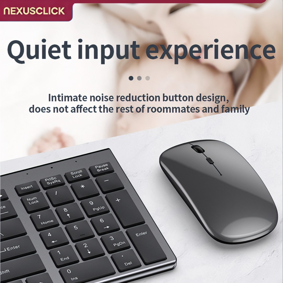 NexusClick Kablosuz Klavye Mou - Gaming Keyboard That Is Quiet incelemesi ve fiyatı