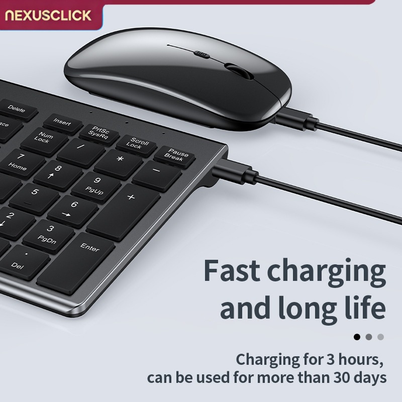 NexusClick Kablosuz Klavye Mou - Gaming Keyboard That Is Quiet incelemesi ve fiyatı