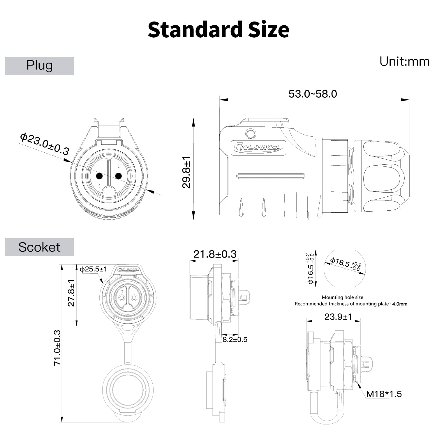 CNLINKO LP-16 Dairesel Havacıl - Aviator Connector Kit incelemesi ve fiyatı